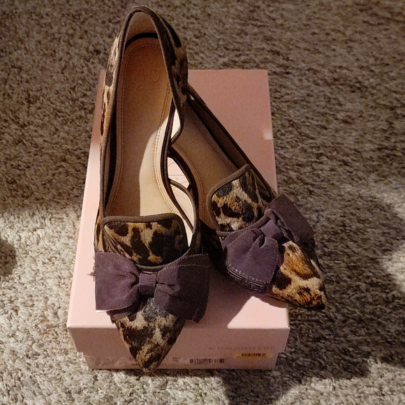 A D & Daughters Leopard mini heels - Picture 1 of 4